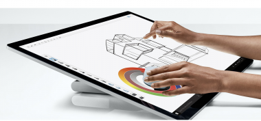 Surface studio in use