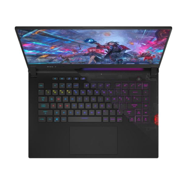 Top view of Asus ROG Pro Gaming Laptop